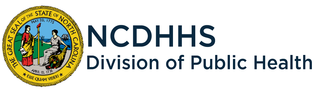 NCDHHS Division of Public Health logo – North Carolina Department of Health and Human Services seal